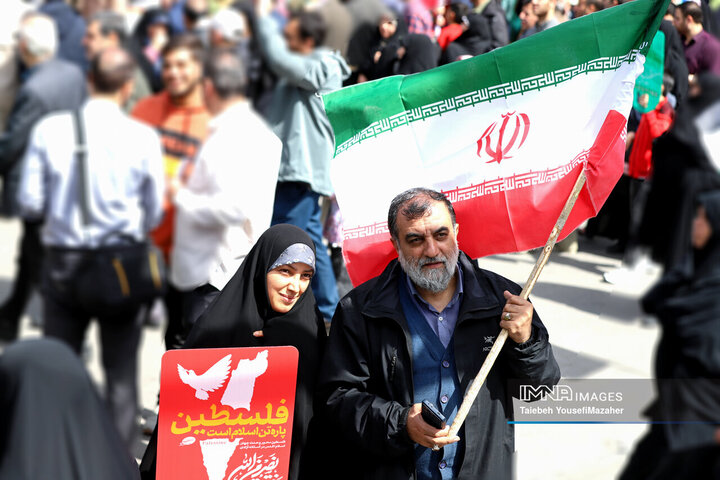 راهپیمایی روز قدس در همدان