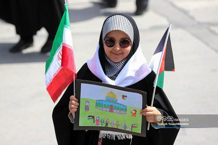 راهپیمایی روز قدس در همدان