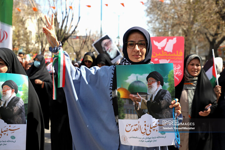 راهپیمایی روز قدس در همدان