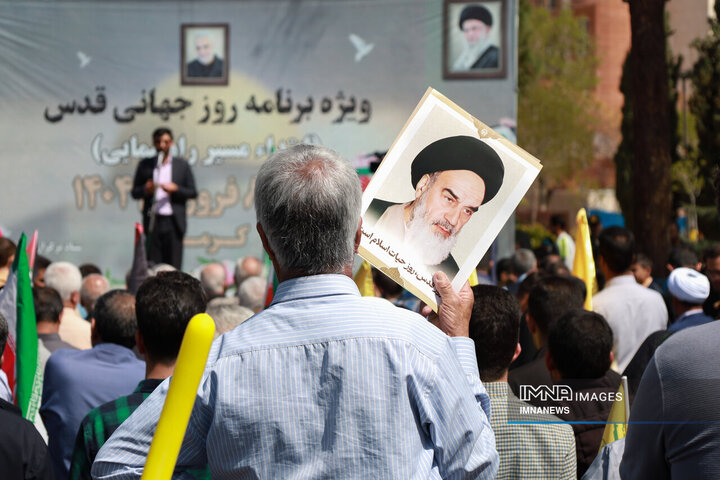 راهپیمایی روز قدس در کرمان