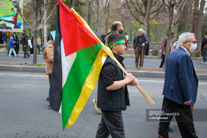 راهپیمایی روز قدس در کرج
