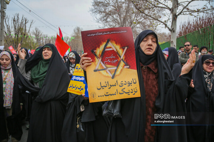 راهپیمایی بشارت نصر در شهرکرد