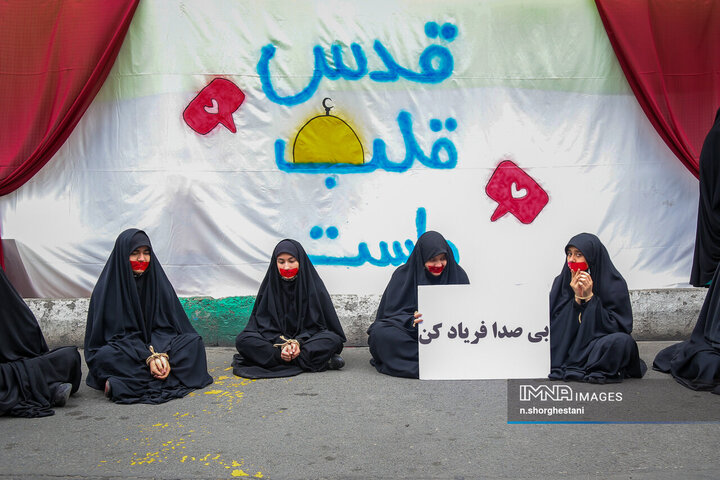 راهپیمایی روز قدس در کرج