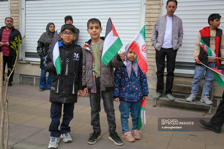 راهپیمایی روز قدس در کرج