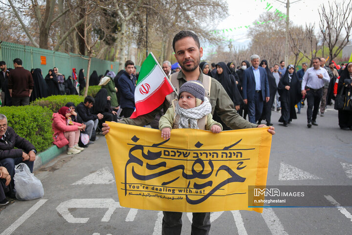برگزاری راهپیمایی بشارت نصر در قم