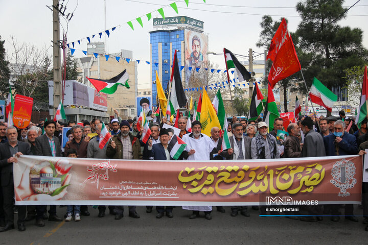 راهپیمایی روز قدس در کرج