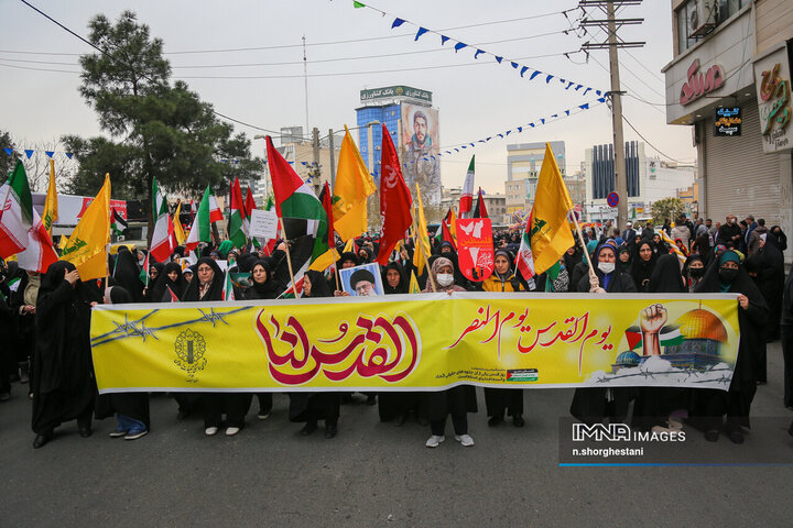 راهپیمایی روز قدس در کرج