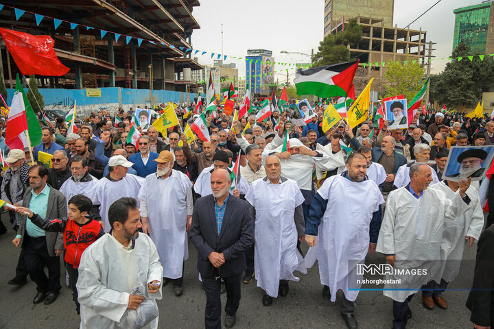 راهپیمایی روز قدس در کرج
