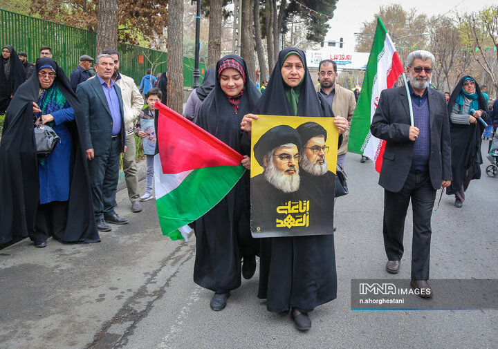 فیلم| راهپیمایی «جمعه خشم و نصر» در اردبیل