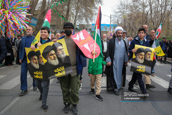 راهپیمایی روز قدس در کرج