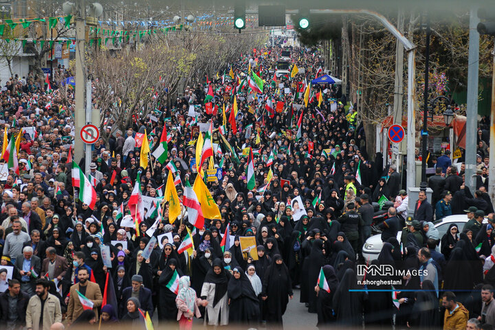 راهپیمایی روز قدس در کرج