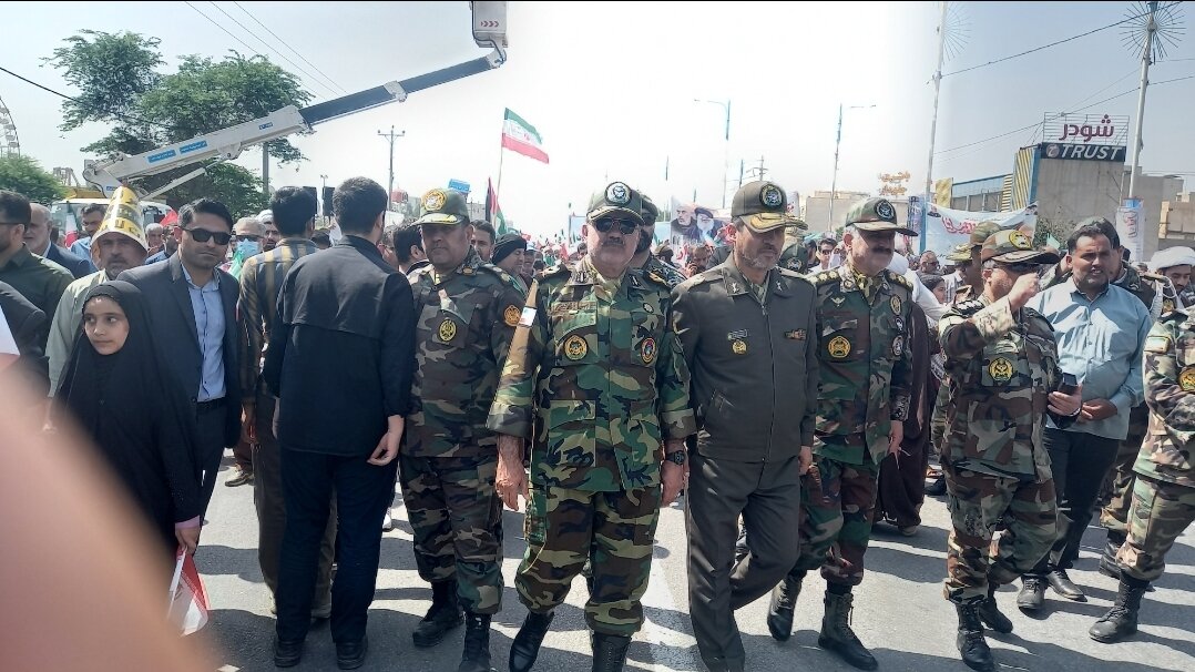 حضور پرشور مردم اهواز در راهپیمایی روز قدس