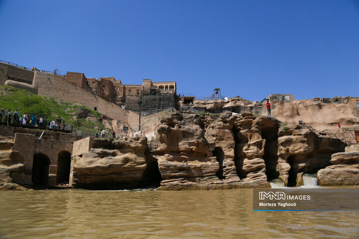 سازههای آبی شوشتر میزبان مسافران نوروزی