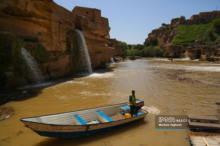سازههای آبی شوشتر میزبان مسافران نوروزی
