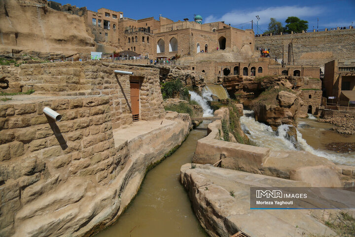 سازههای آبی شوشتر میزبان مسافران نوروزی