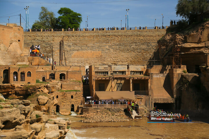 سازههای آبی شوشتر میزبان مسافران نوروزی