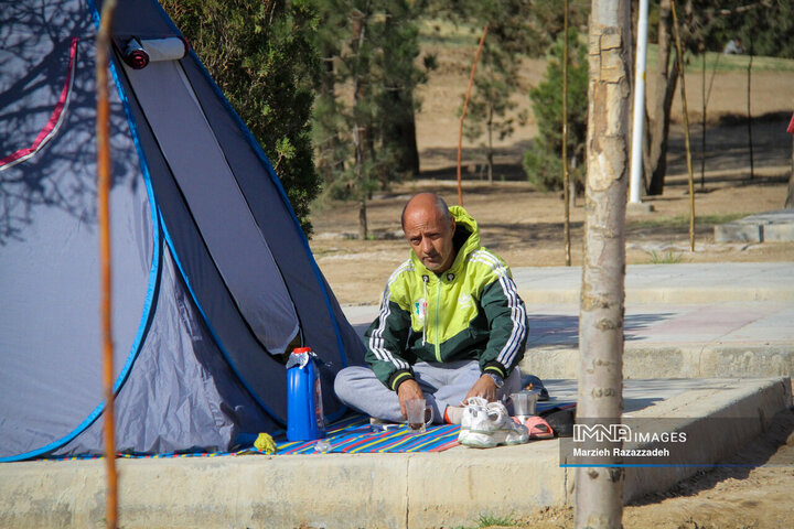 باغ فدک در هشتمین روز از تعطیلات نوروزی