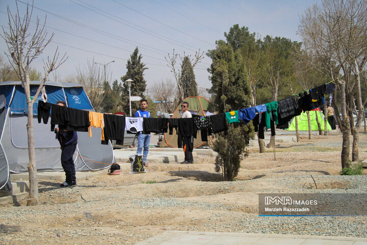 باغ فدک در هشتمین روز از تعطیلات نوروزی