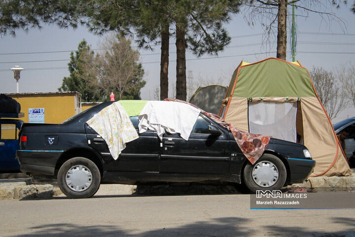 باغ فدک در هشتمین روز از تعطیلات نوروزی