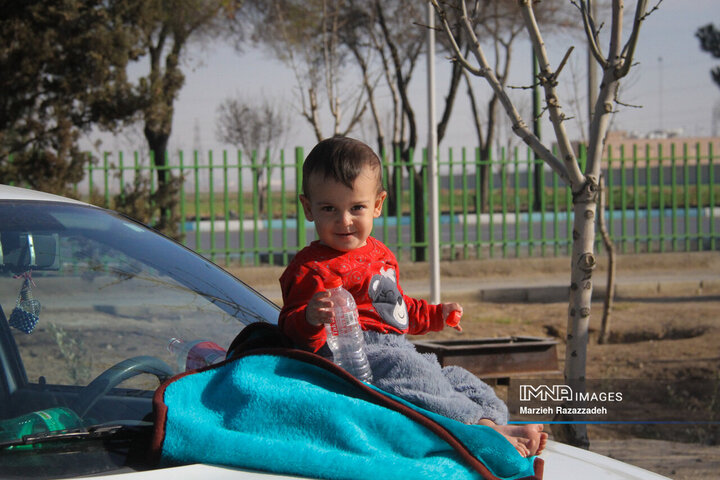 باغ فدک در هشتمین روز از تعطیلات نوروزی