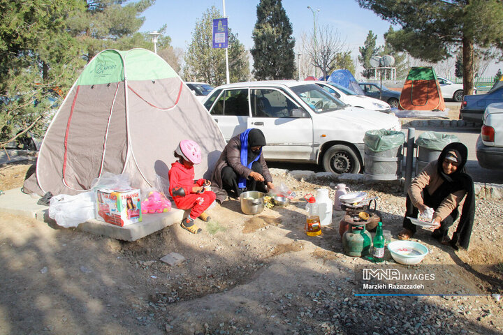 باغ فدک در هشتمین روز از تعطیلات نوروزی