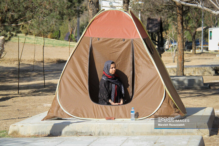 باغ فدک در هشتمین روز از تعطیلات نوروزی