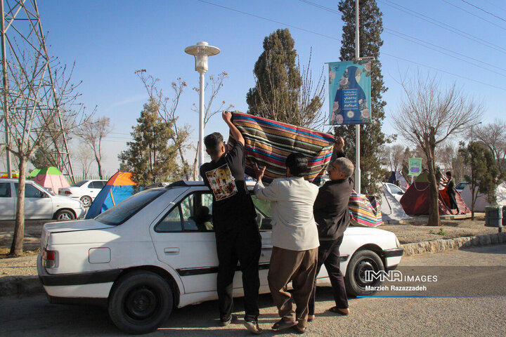 باغ فدک در هشتمین روز از تعطیلات نوروزی