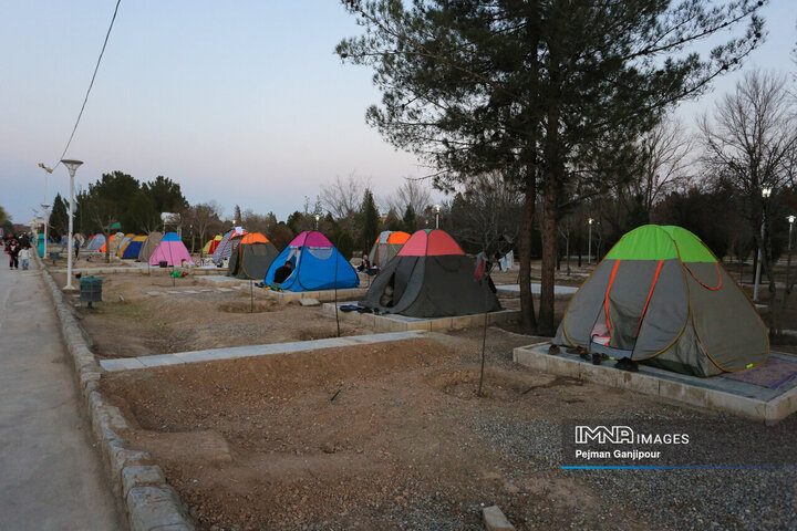 باغ فدک در هشتمین روز از تعطیلات نوروزی