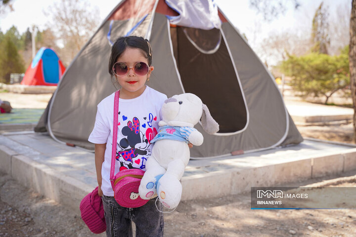 نهمین روز تعطیلات نوروزی در مجموعه باغ فدک اصفهان
