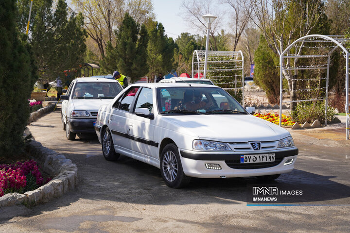 نهمین روز تعطیلات نوروزی در مجموعه باغ فدک اصفهان