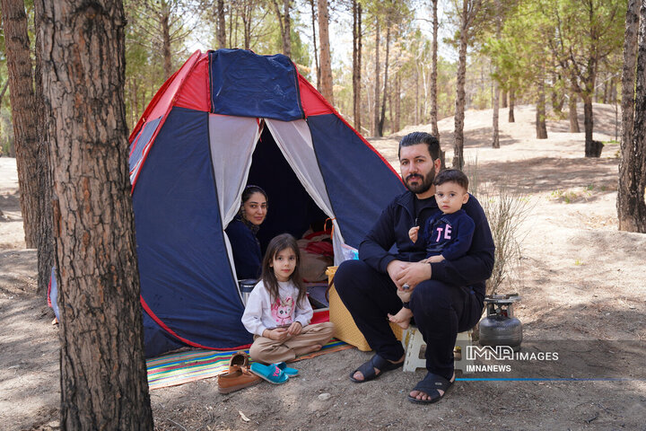 نهمین روز تعطیلات نوروزی در مجموعه باغ فدک اصفهان