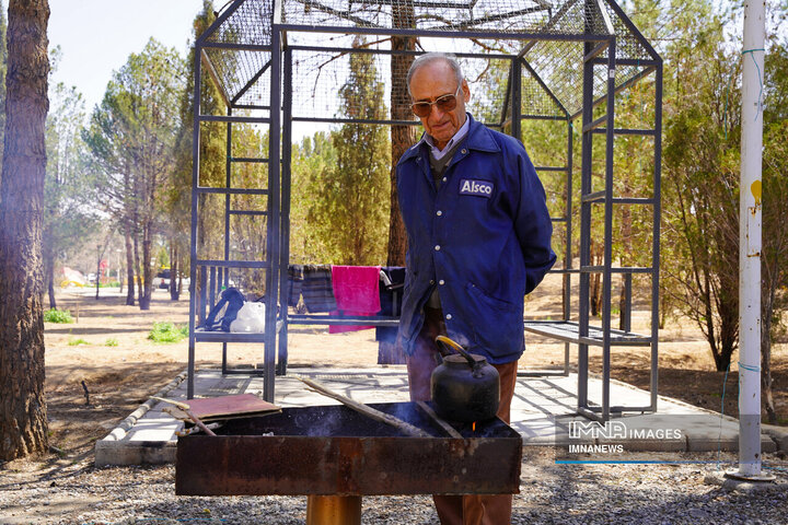 نهمین روز تعطیلات نوروزی در مجموعه باغ فدک اصفهان