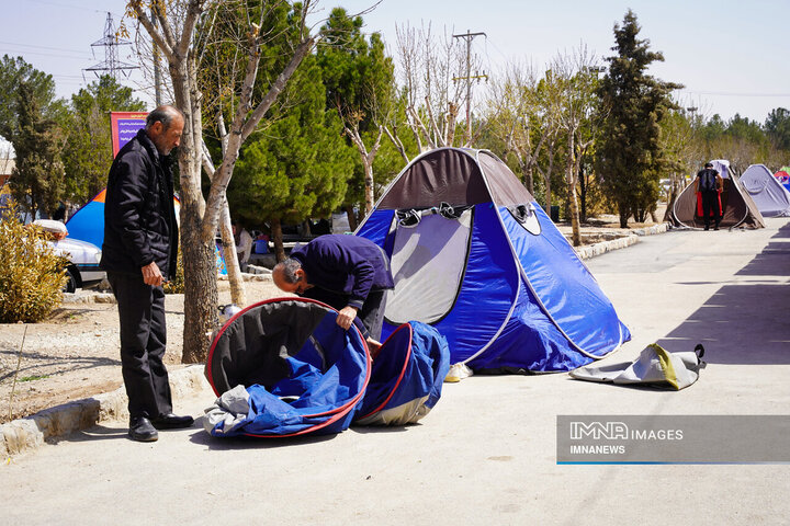 نهمین روز تعطیلات نوروزی در مجموعه باغ فدک اصفهان