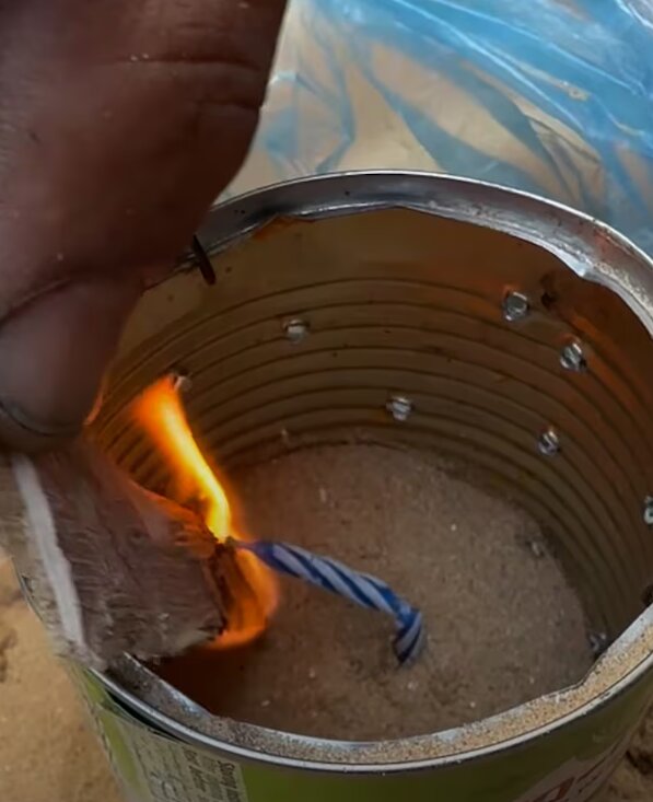 غزه با قوطیهای کنسرو به استقبال عید فطر رفت