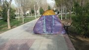 ۵۸ چادر مسافرتی در مکان‌های غیرمجاز و ناایمن منطقه ۱۰ اصفهان جمع‌آوری شد