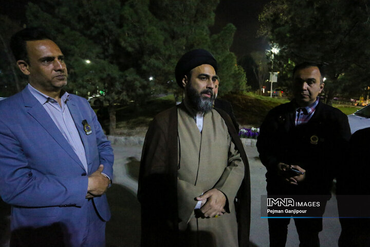 بازدید مسئولان از باغ فدک در نهمین روز از تعطیلات نوروزی