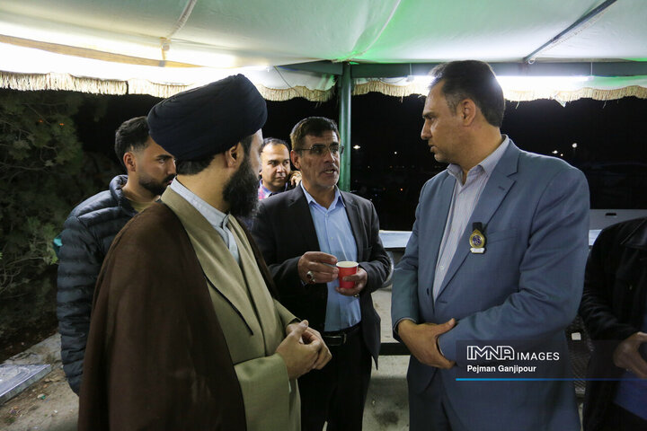 بازدید مسئولان از باغ فدک در نهمین روز از تعطیلات نوروزی