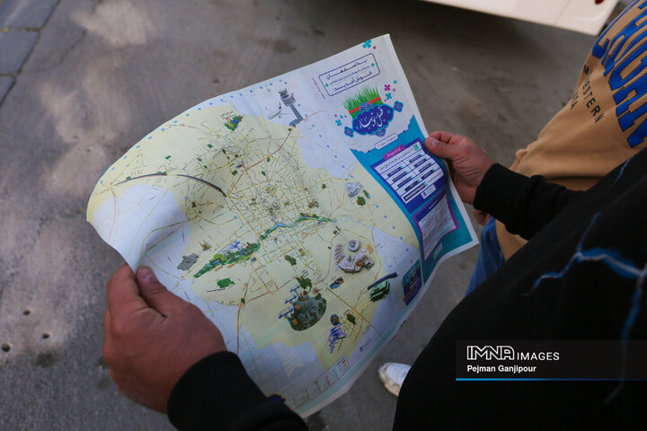 نهمین روز تعطیلات نوروزی در مجموعه باغ فدک اصفهان