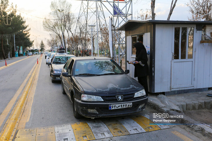 نهمین روز تعطیلات نوروزی در مجموعه باغ فدک اصفهان