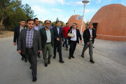 بازدید استاندار اصفهان از مجموعه باغ فدک