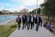 بازدید ۳ ساعته استاندار اصفهان از مجموعه باغ فدک
