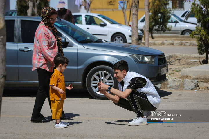 دهمین روز از تعطیلات نوروزی در باغ فدک
