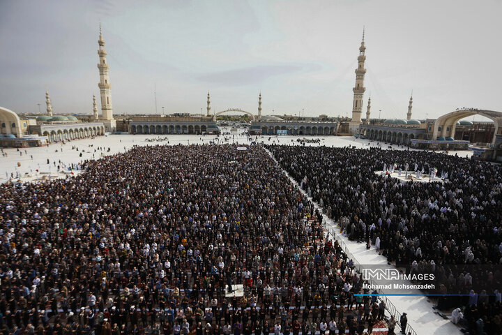 اقامه نماز عید سعید فطر در قم