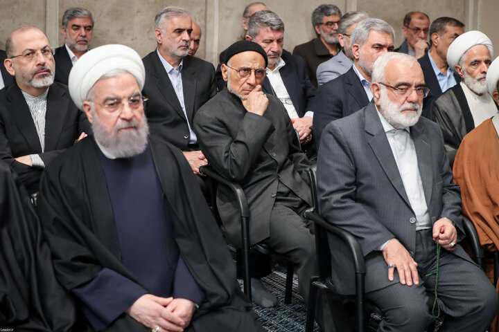 دیدار مسئولان نظام و سفرای کشورهای اسلامی با رهبر انقلاب