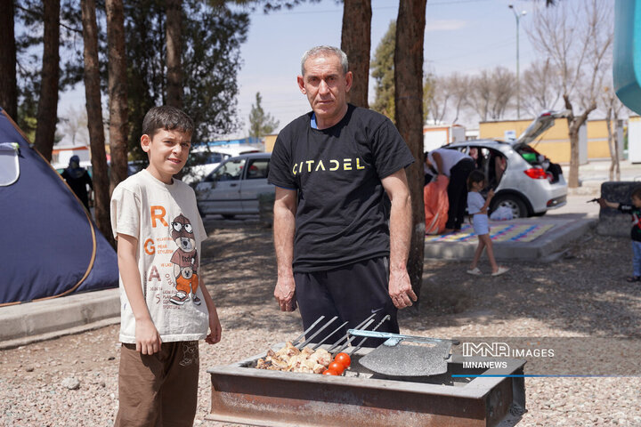 مجموعه باغ فدک در یازدهمین روز از تعطیلات نوروزی