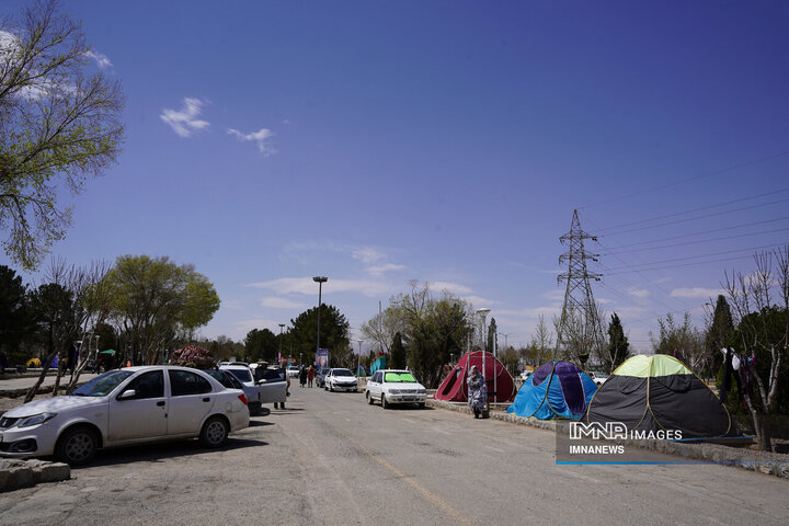 مجموعه باغ فدک در یازدهمین روز از تعطیلات نوروزی