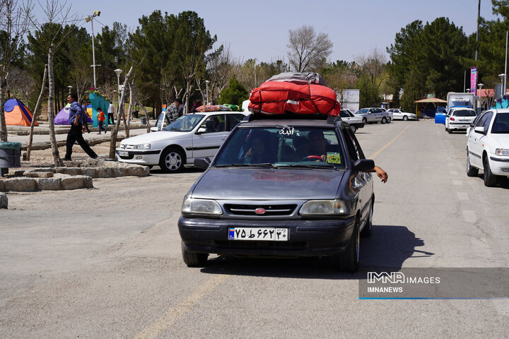مجموعه باغ فدک در یازدهمین روز از تعطیلات نوروزی