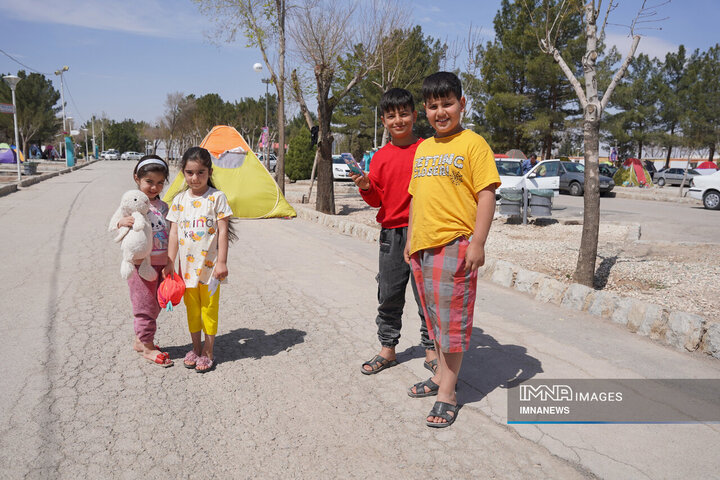 مجموعه باغ فدک در یازدهمین روز از تعطیلات نوروزی