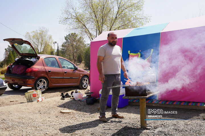 مجموعه باغ فدک در یازدهمین روز از تعطیلات نوروزی