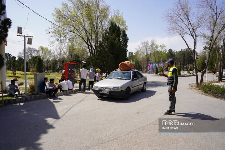 مجموعه باغ فدک در یازدهمین روز از تعطیلات نوروزی